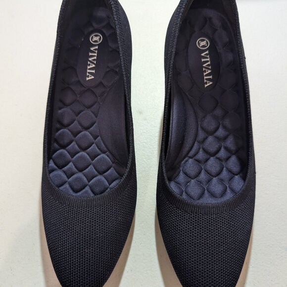 VIVAIA Aria Wedge Pointed Toe Shoes – Dark blue / Navy– Size 36 (US 6) NWOT - Picture 1 of 4